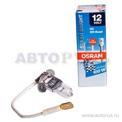 Лампа 12V H3 100W PK22s OSRAM OFF-ROAD Super Bright Premium 1 шт. картон 64153SBP