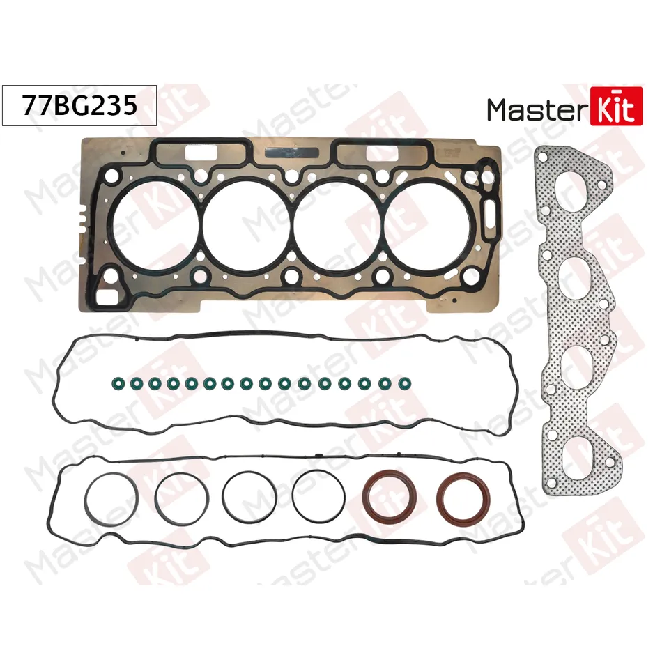 Комплект прокладок ГБЦ Citroen NFU (TU5JP4) MASTERKIT 77BG235
