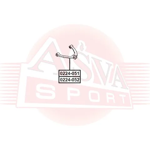 Рычаг передний верхний правый ASVA 0224-051