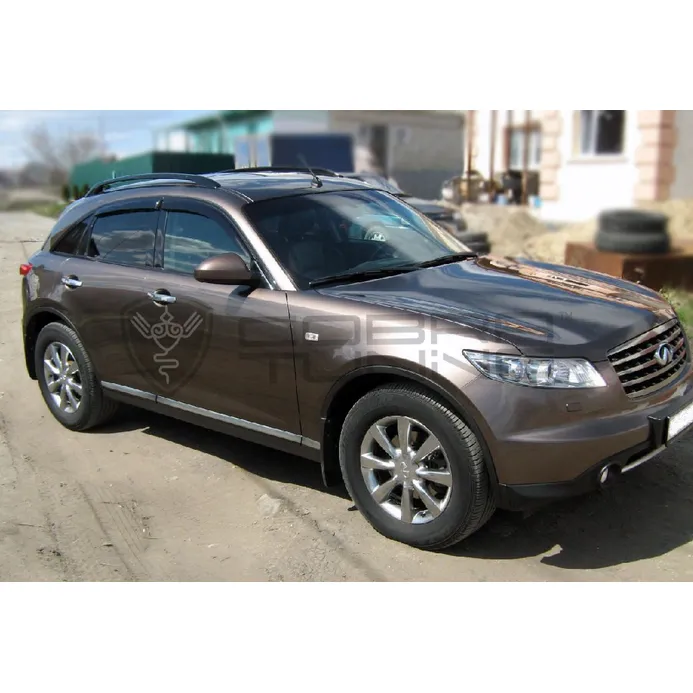 Дефлектора на окна Infiniti FX-Series II (S51) 2008/Infiniti QX70 (S51) 2013 деф.окон Cobra Tuning Cobra tuning I10408