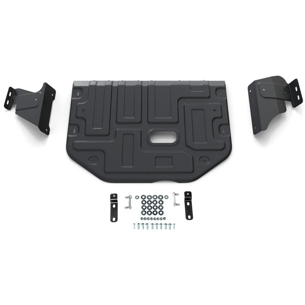 Защита картера + КПП + комплект крепежа, АвтоБРОНЯ, Сталь,Ford Transit;2014-2022;2,2d;FWD;МКПП;Ford FORD Transit 2014-> АВТОБРОНЯ 111.01867.1