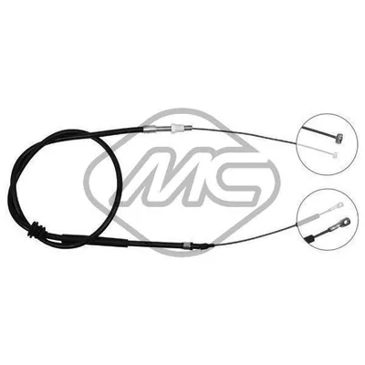 Трос ручника 740-760 ALL SX-LH Metalcaucho 83563