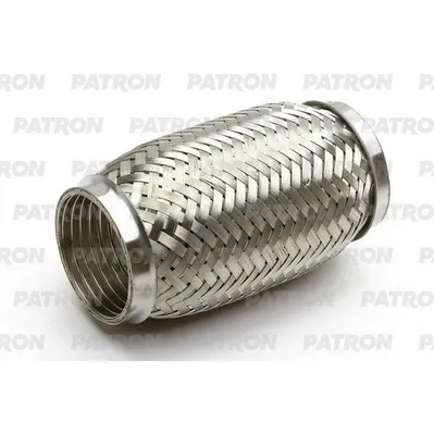 Гофра глушителя усиленная 60x150 InterLock AISI 304 PATRON ELVW60X150