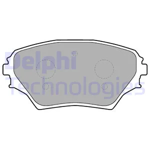 Колодки тормозные передние DELPHI LP1632