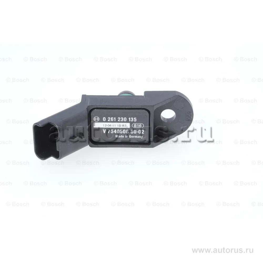 Датчик давления воздуха Peugeot 207/308/3008, Citroen C4/C5, Mini Cooper S 1.6i 06> mini cooper BOSCH 0261230135