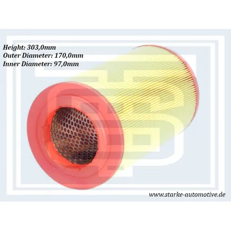 Фильтр воздушный CITRON JUMPER / FIAT DUCATO / PEUGEOT BOXER 2,2D-3,0D STARKE 104-115