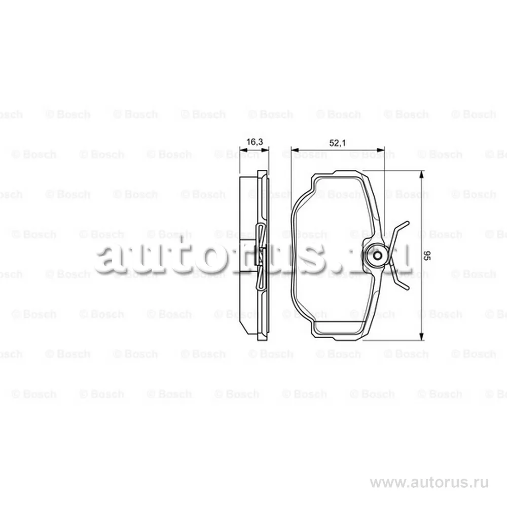 Колодки задние