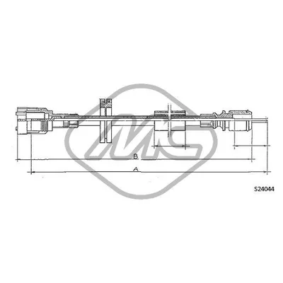 Трос спидометра ESPACE CH.388… MM.?1520 Metalcaucho 82986