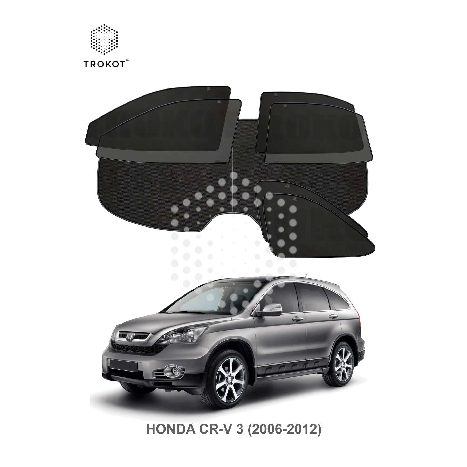 Полный комплект из 7 экранов Honda CR-V (3) (2006-2012)