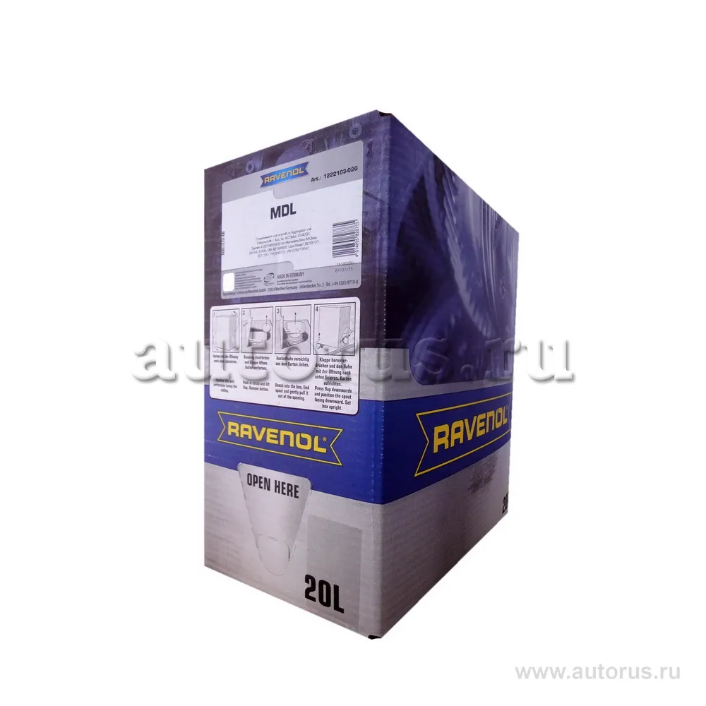Масло трансмиссионное Ravenol 20 л 1222103-B20