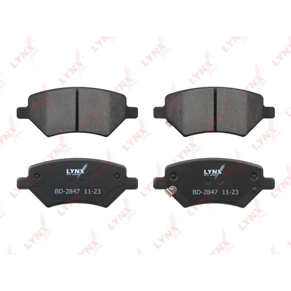 Колодки тормозные передние CHERY Tiggo 3 14> / Tiggo FL 13> / Tiggo T11 10> LYNXauto BD-2847