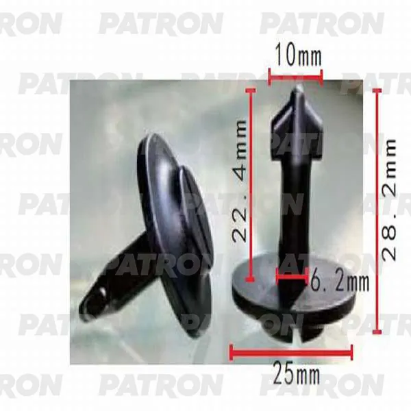 Штифт пластмассовый Audi, Seat, Skoda, Volkswagen применяемость: брызг PATRON P370321
