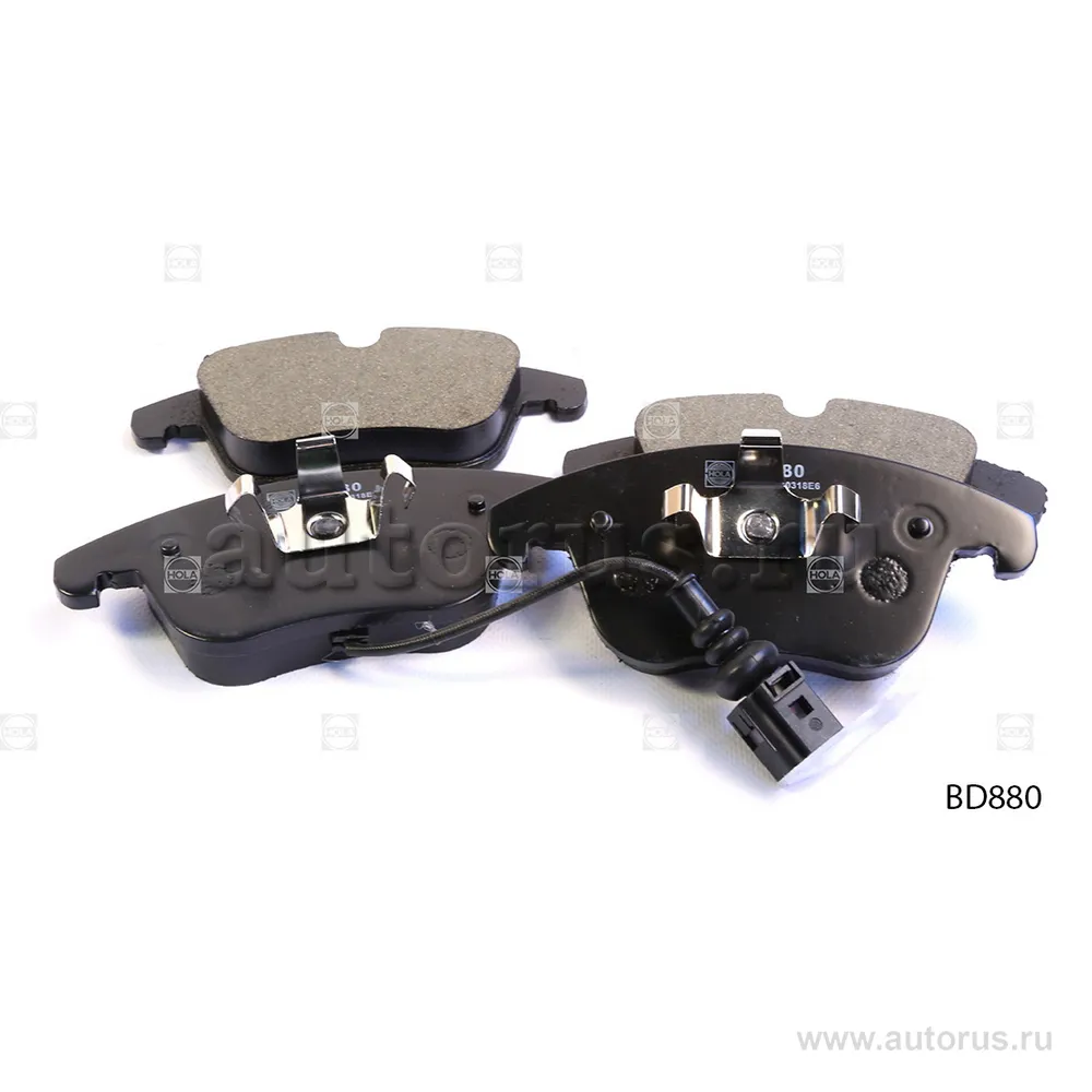 Колодки передние AUDI Q3 (8UB,8UG), VW Tiguan (5N), Sharan (7N1,7N2 HOLA BD880