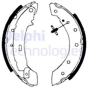 Колодки тормозные барабанные DELPHI LS1717
