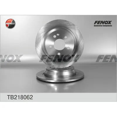 Диск тормозной задний MERCEDES VIANO 03-, VITO 03- 296X10X5; FENOX TB218062