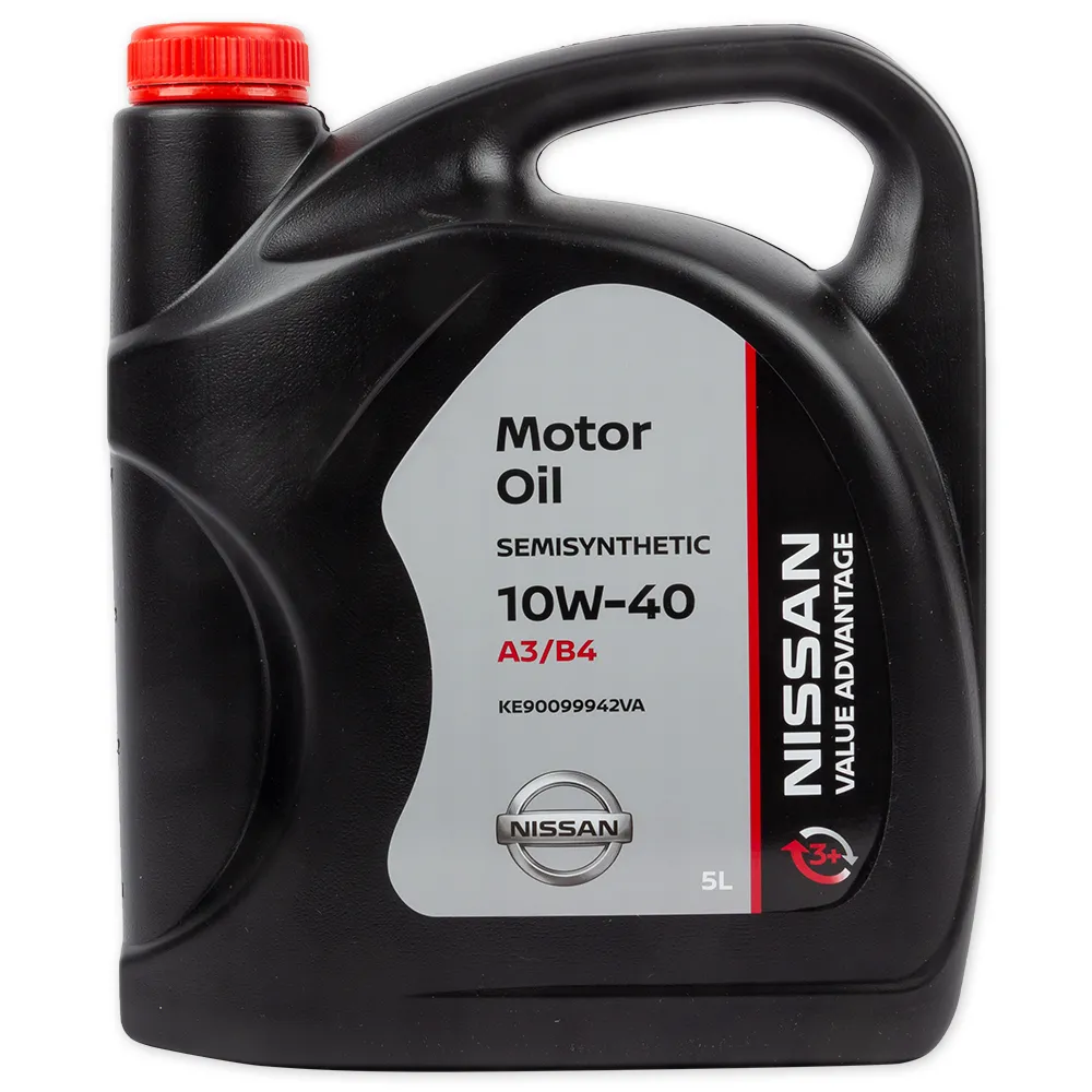 Масло моторное NISSAN MOTOR OIL VALUE ADVANTAGE 10W-40 полусинтетическое 5 л KE900-99942VA