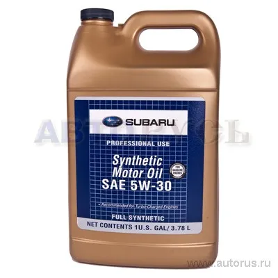 Масло моторное SUBARU 5W30 3.78L