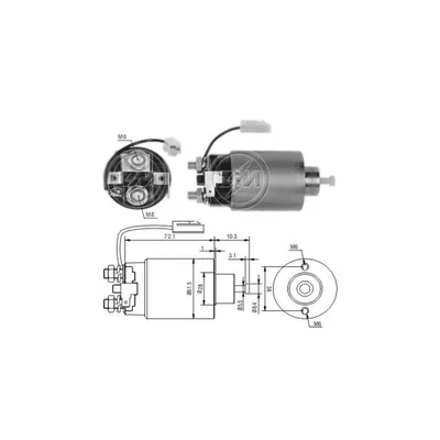 Реле втягивающее MITSUBISHI ERA ZM696
