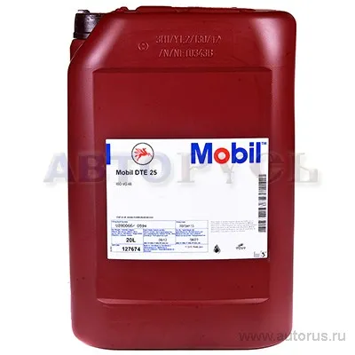 Масло гидравлическое Mobil DTE 25 20 л 127674