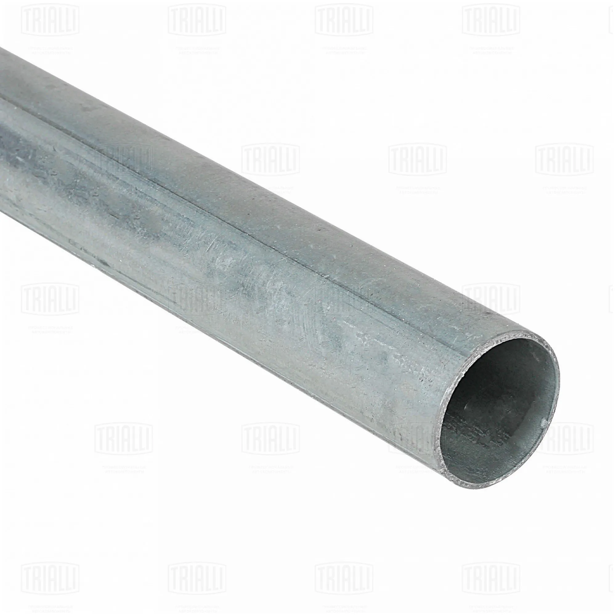 Труба глуш. прям. 76х1000 (d=76х1.5, L=1000мм) (алюм. сталь) TRIALLI EMC 0176