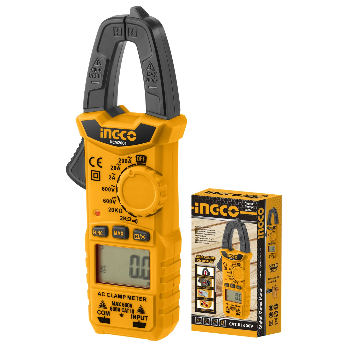 Мультиметр цифровой INDUSTRIAL INGCO DCM10001