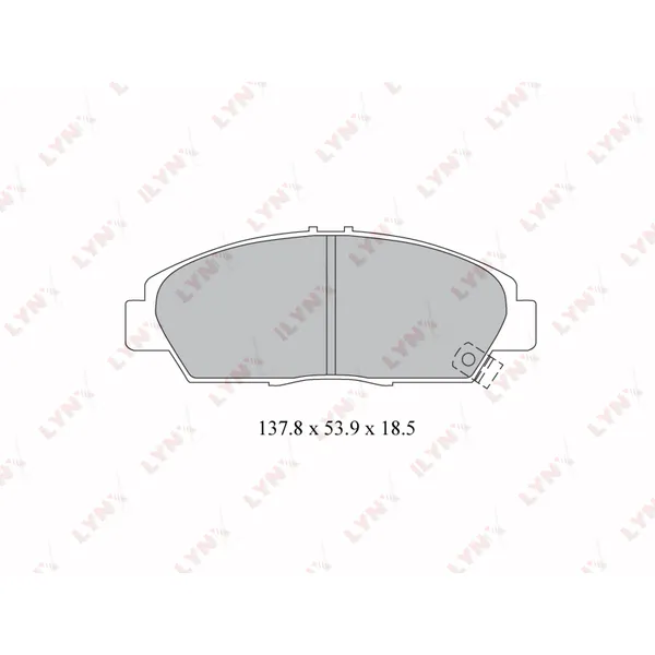 Колодки тормозные LYNXauto BD-3421