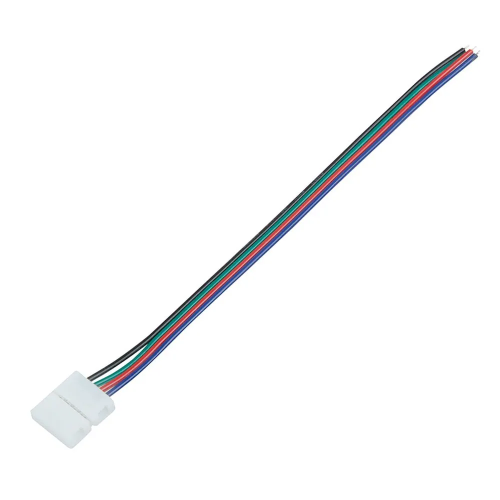 Коннектор питания (1 разъем) для RGB светодиодных лент шириной 10 мм Lamper 144-008