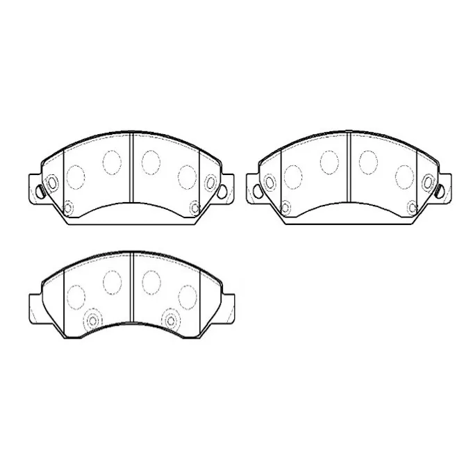 Колодки тормозные CHEVROLET Tahoe 2007 ~ 2013 / Suburban 2007 ~ 2014 CTR GK0260