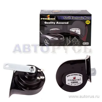 Сигнал звуковой 12V однотональный ракушка Premier HN2333