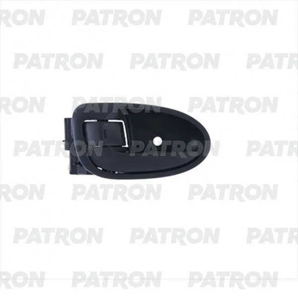 Ручка внутренняя двери передн = задн (лев) Toyota Yaris хэтч 07-11 (черн) PATRON P20-1162L