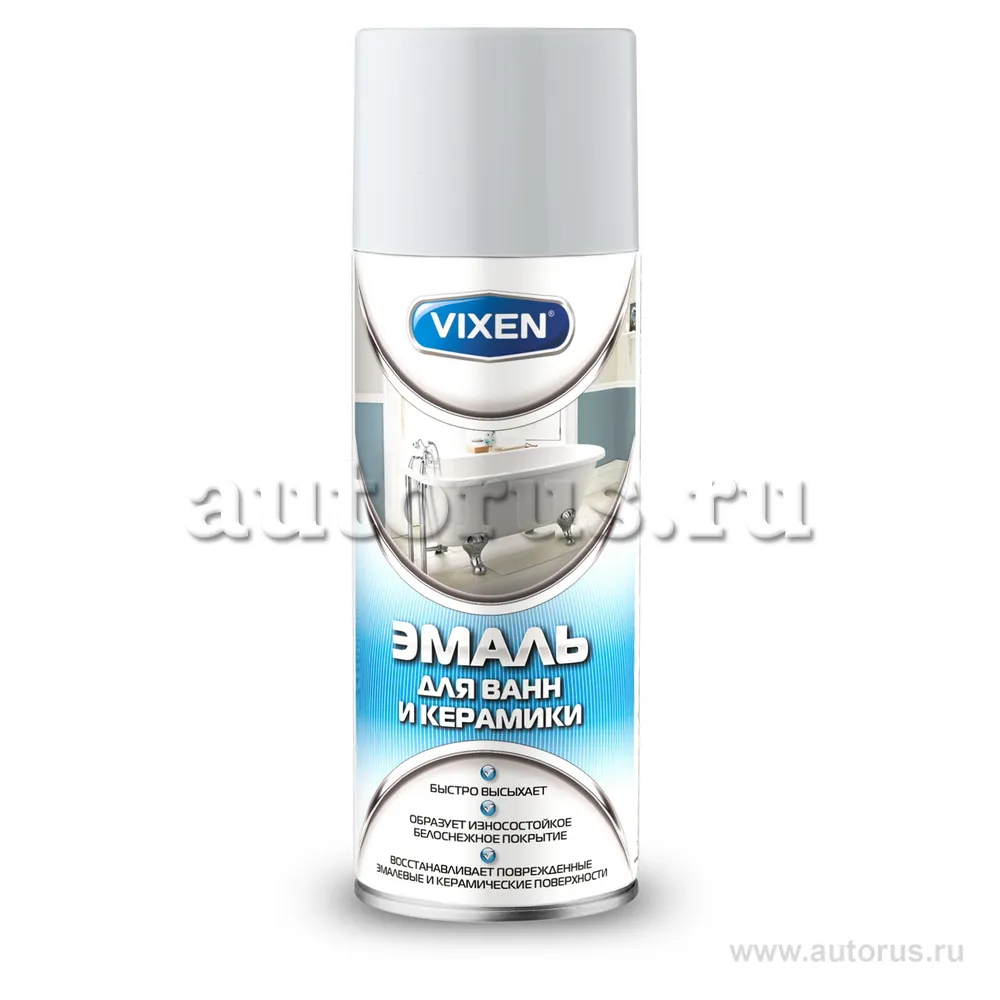 Эмаль для ванн и керамики, аэрозоль 520 мл VIXEN VX55002