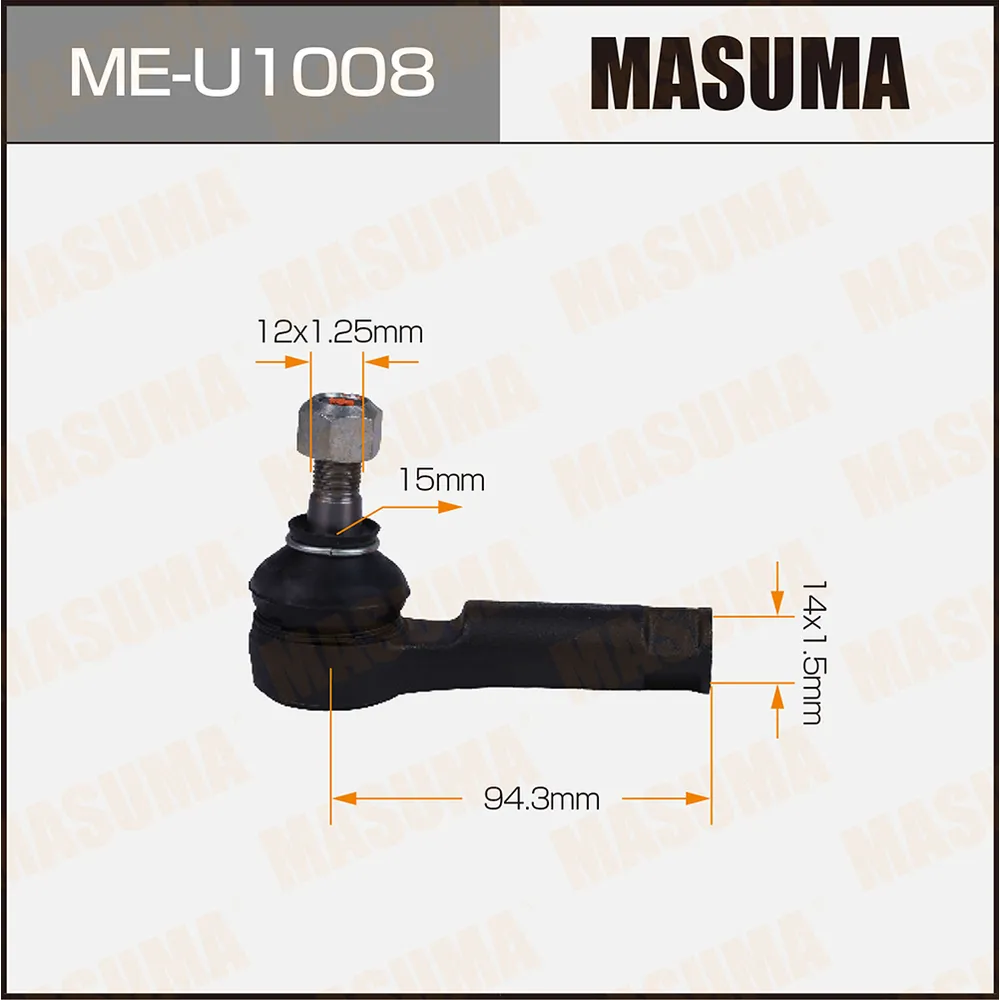 Наконечник рулевой тяги MASUMA OPEL MOKKA 12- MASUMA MEU1008