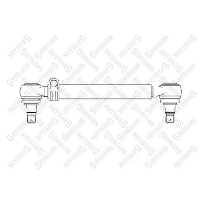 Тяга рулевая продольная L1370 Omn MB 3 STELLOX 8435404_SX