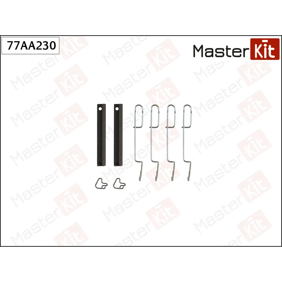 Комплект установочный тормозных колодок Mercedes-Benz V-CLASS (638/2) 1996 - 2003 MASTERKIT 77AA230