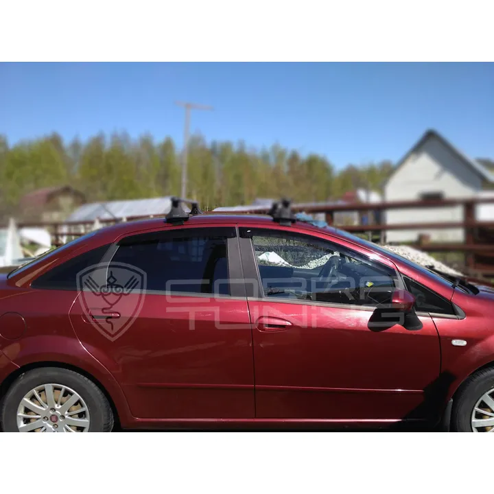 Дефлектора на окна Fiat Linea Sd (323) 2007 деф.окон Cobra Tuning F20907