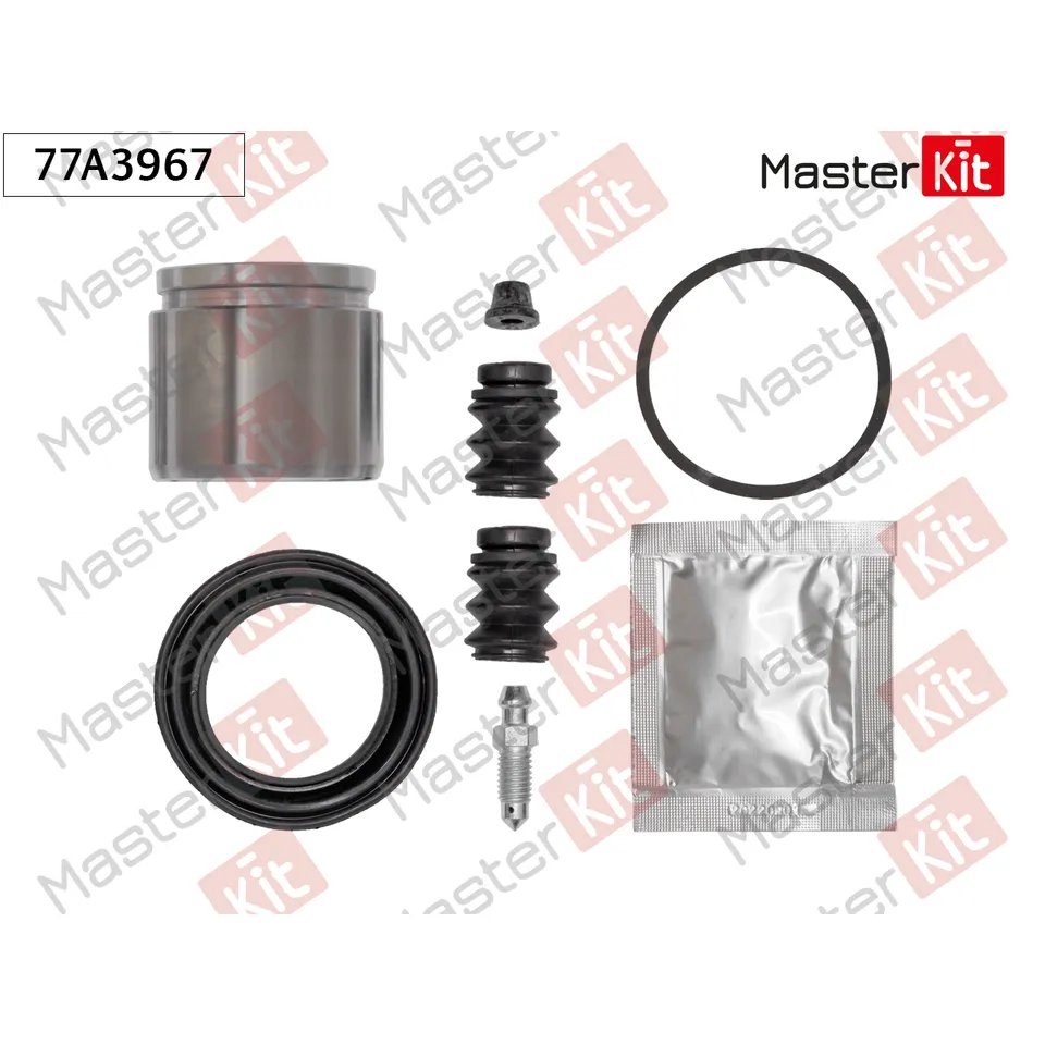 Ремкомплект тормозного суппорта+поршень Mitsubishi COLT III (C5_A) 1986 - 1992 MASTERKIT 77A3967