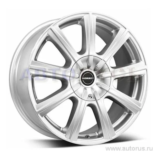 Диск литой R19 8.5J 5x130/84.1 ET34 BORBET TS Dekor Silver 142620