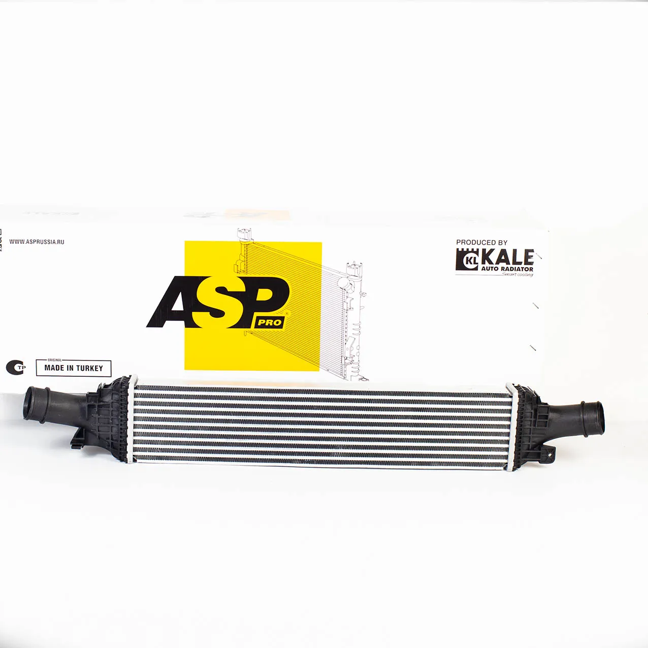 Радиатор интеркулера Audi A4 (08-)/A6 (11-)/Q5 (08-) паяный ASP AL20079