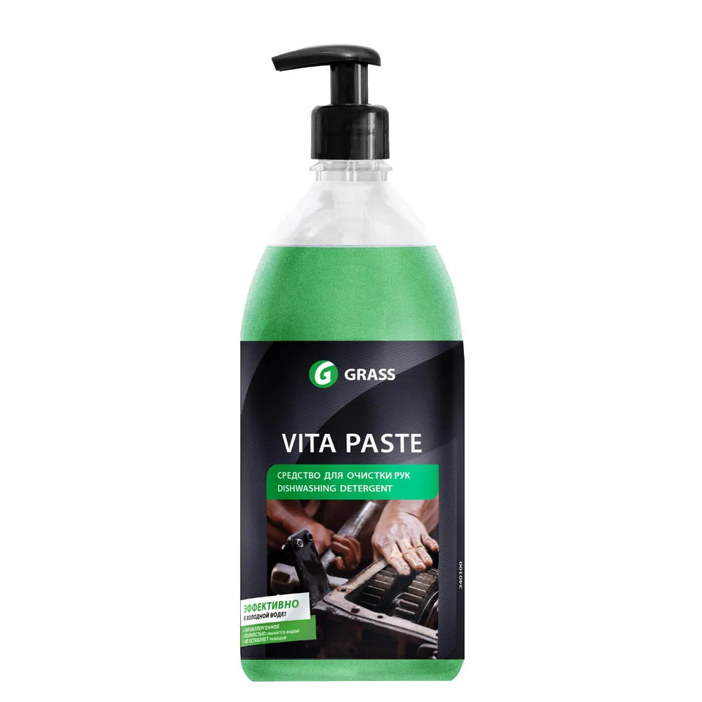 Очиститель рук, флакон 1 л Vita Paste GRASS 211701