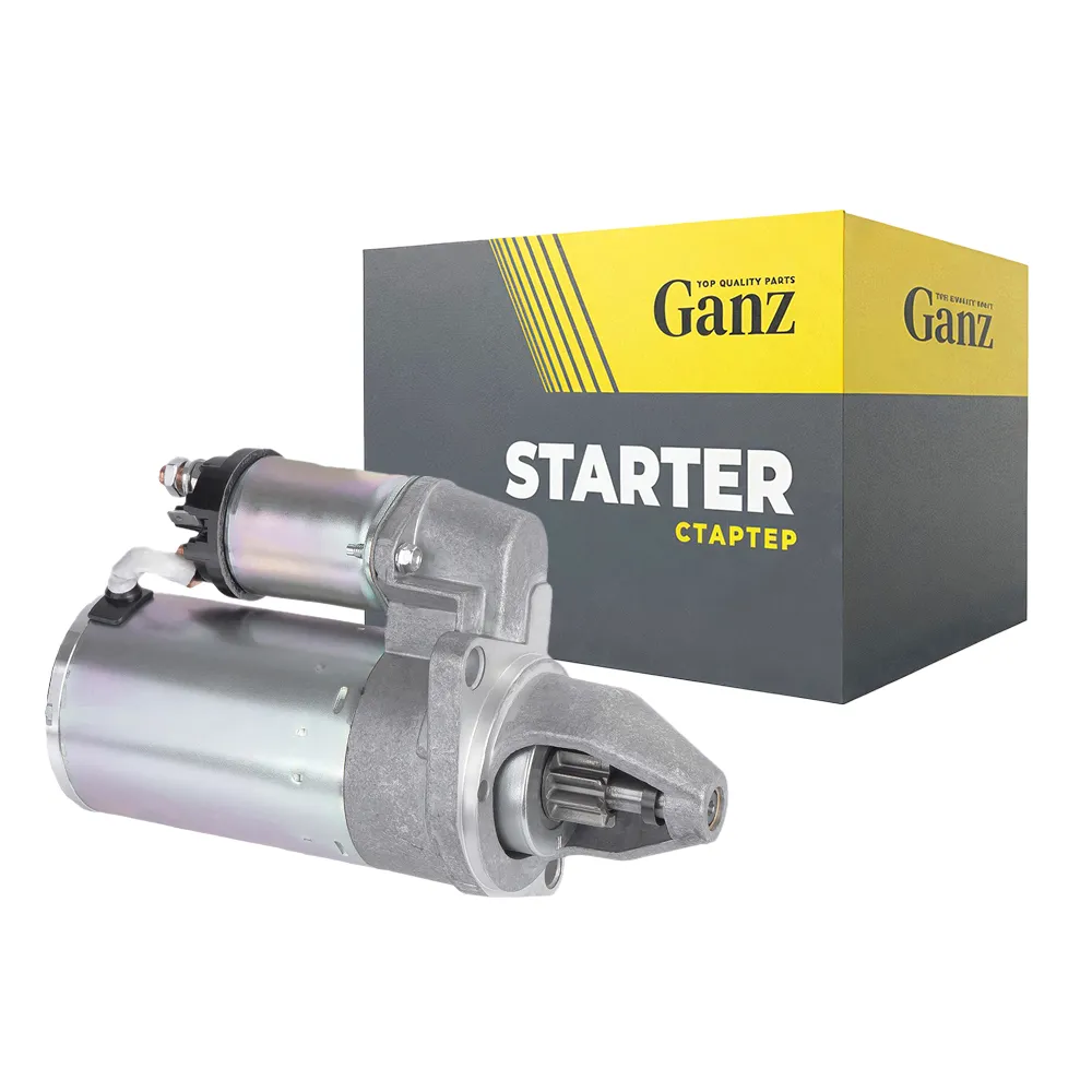 Стартер (12V/1,55kW/9 зубьев) для ВАЗ 2110, 1118 GANZ GRP14010