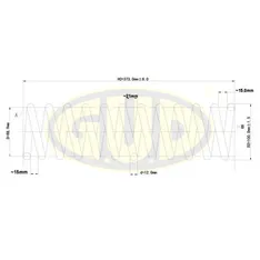 ПРУЖИНА ЗАДН Audi 80/90 1.6-2.3 86-91 G.U.D GCS204207
