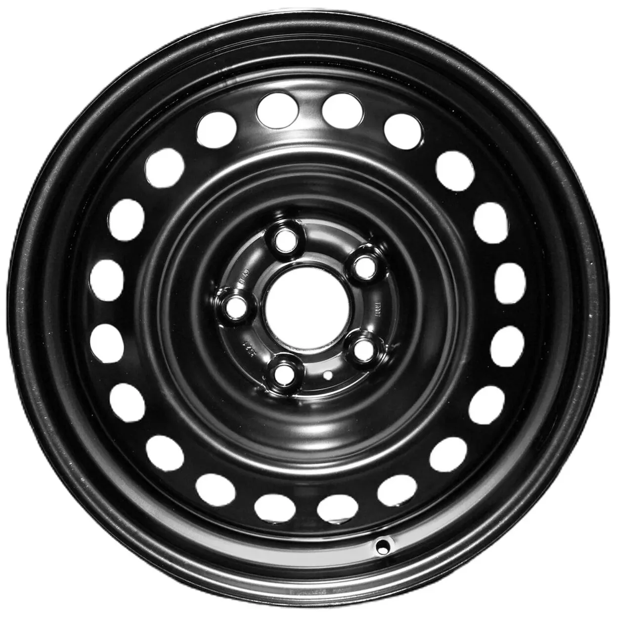 Диск штампованный R17 7J 5x114.3/66.5 ET37 Magnetto Black 17011 AM