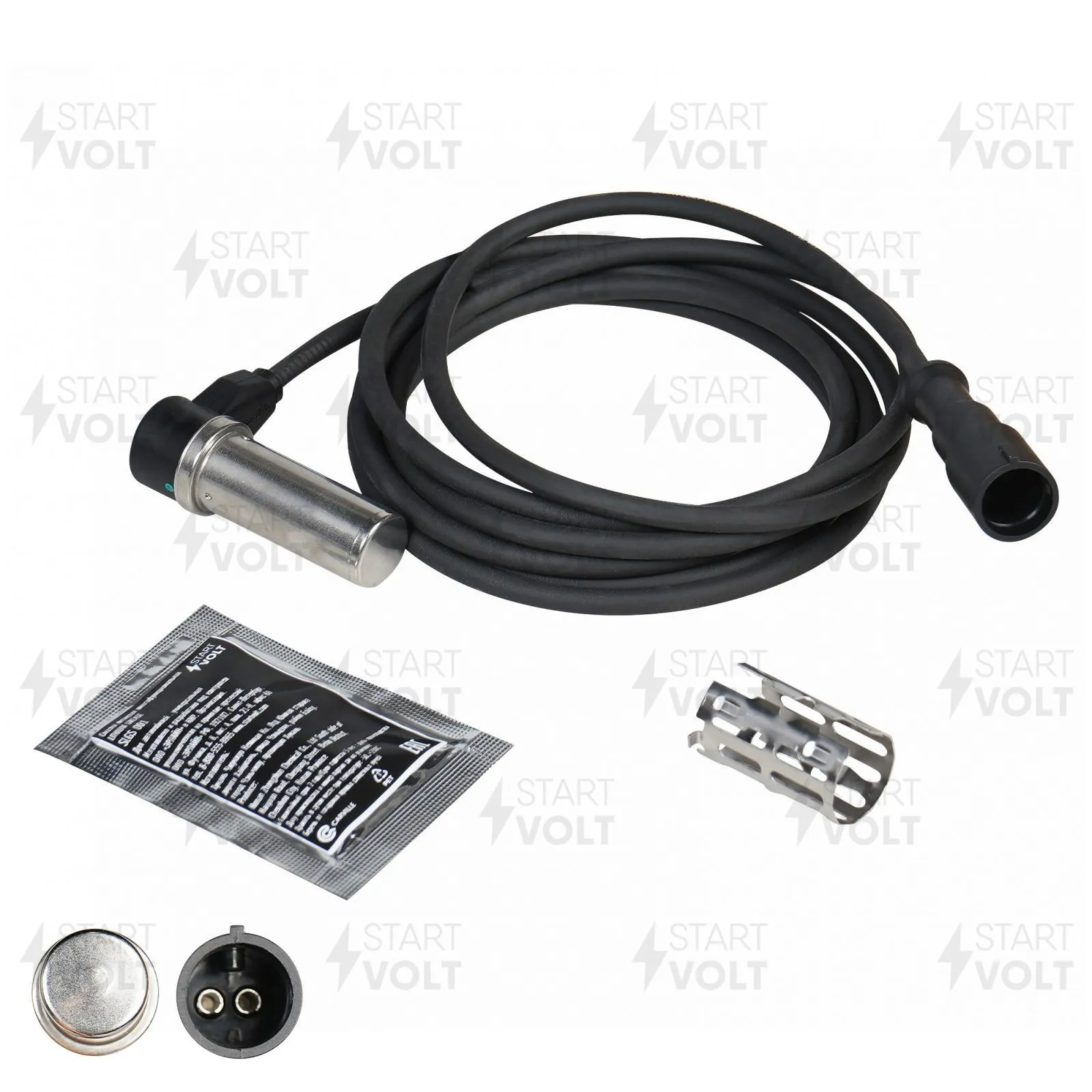 Датчик ABS для а/м Mercedes-Benz Actros MP1 (96-) угловой 2000мм STARTVOLT VS-ABS 2109