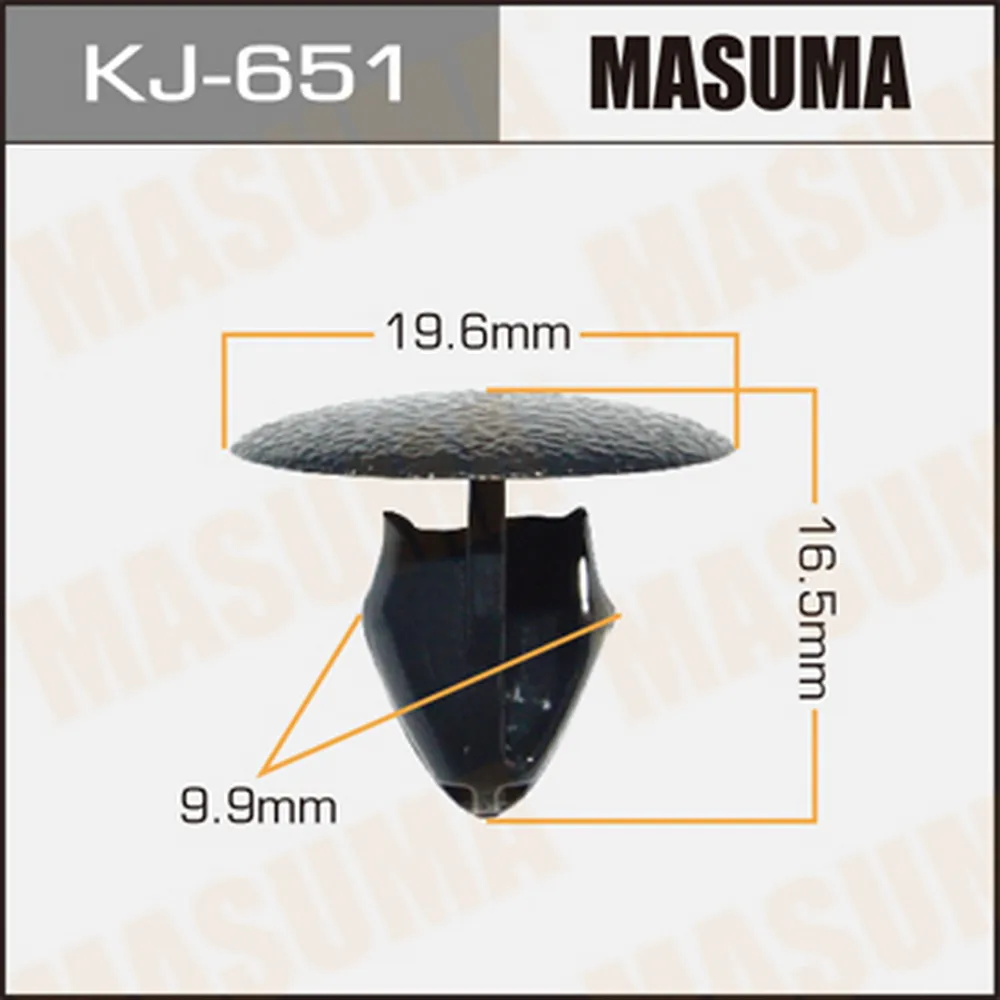 Покер пластм.крепежный masuma 651-kj для toyota MASUMA KJ651