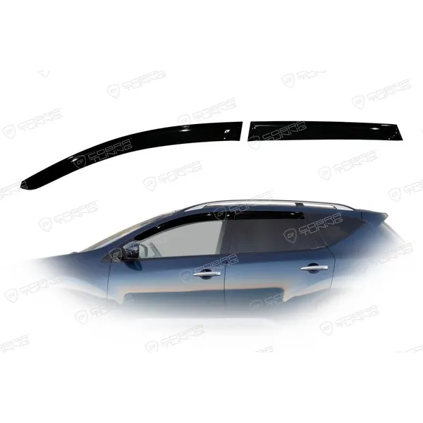 Дефлектора на окна Nissan Murano II (Z51) 2008-2016EuroStandard деф.окон Cobra Tuning NE13508