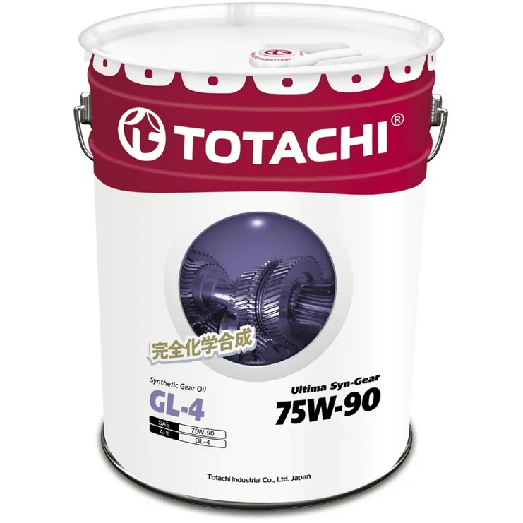 Масло трансмиссионное TOTACHI Ultima Syn-Gear 75W90 синтетическое 20 л 4589904931659