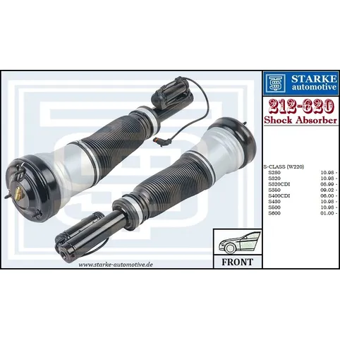Амортизатор MER W220 передний STARKE 212-620