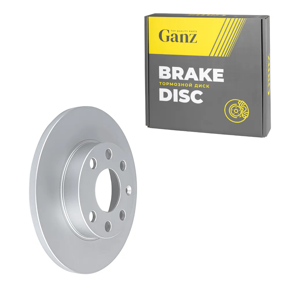 Диск тормозной передний с покрытием OPEL ASTRA F/CORSA B/VECTRA A /D=236MM GANZ GIJ10454
