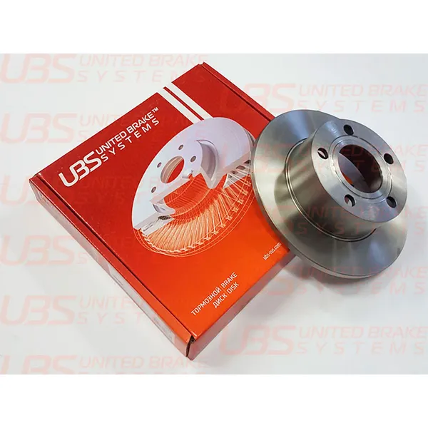 Диск тормозной для AUDI A100 9194/A6 9505/VW PASSAT 9705 задний не вент., 1шт. UBS B2202001