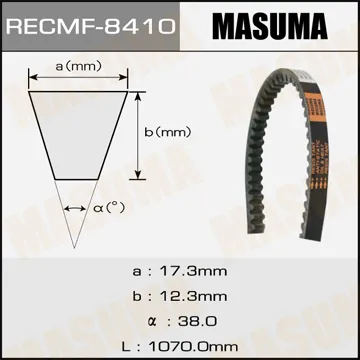 Ремень клиновый рк.8410, 17x1070 для рк.8410, 17x1070 мм MASUMA 8410